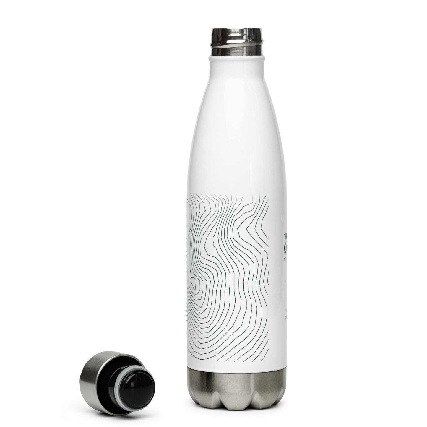 Coniston Old Man Sleek Hydration Stainless Steel Bottle - Minimalist Adventure Gear - Green