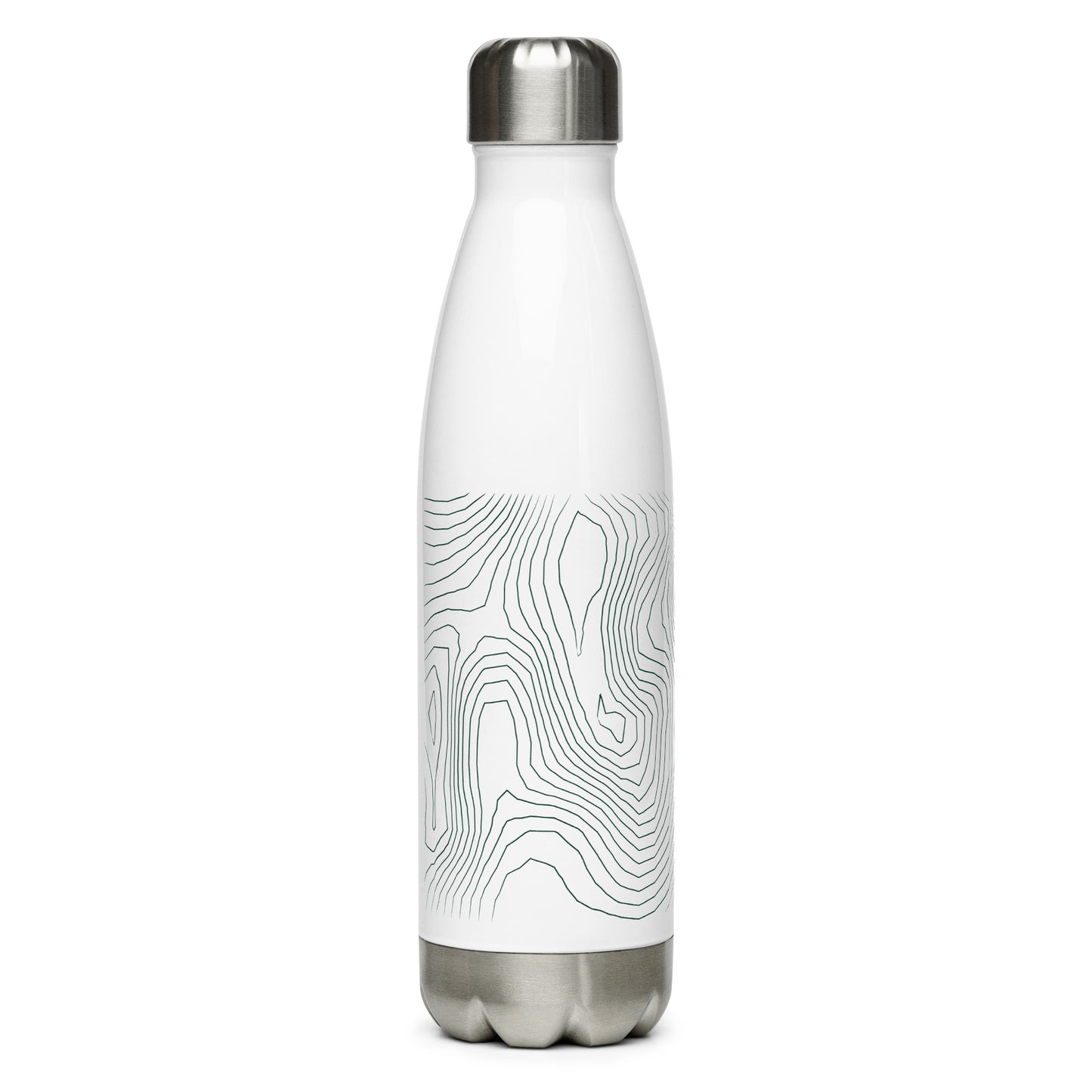 Coniston Old Man Sleek Hydration Stainless Steel Bottle - Minimalist Adventure Gear - Green