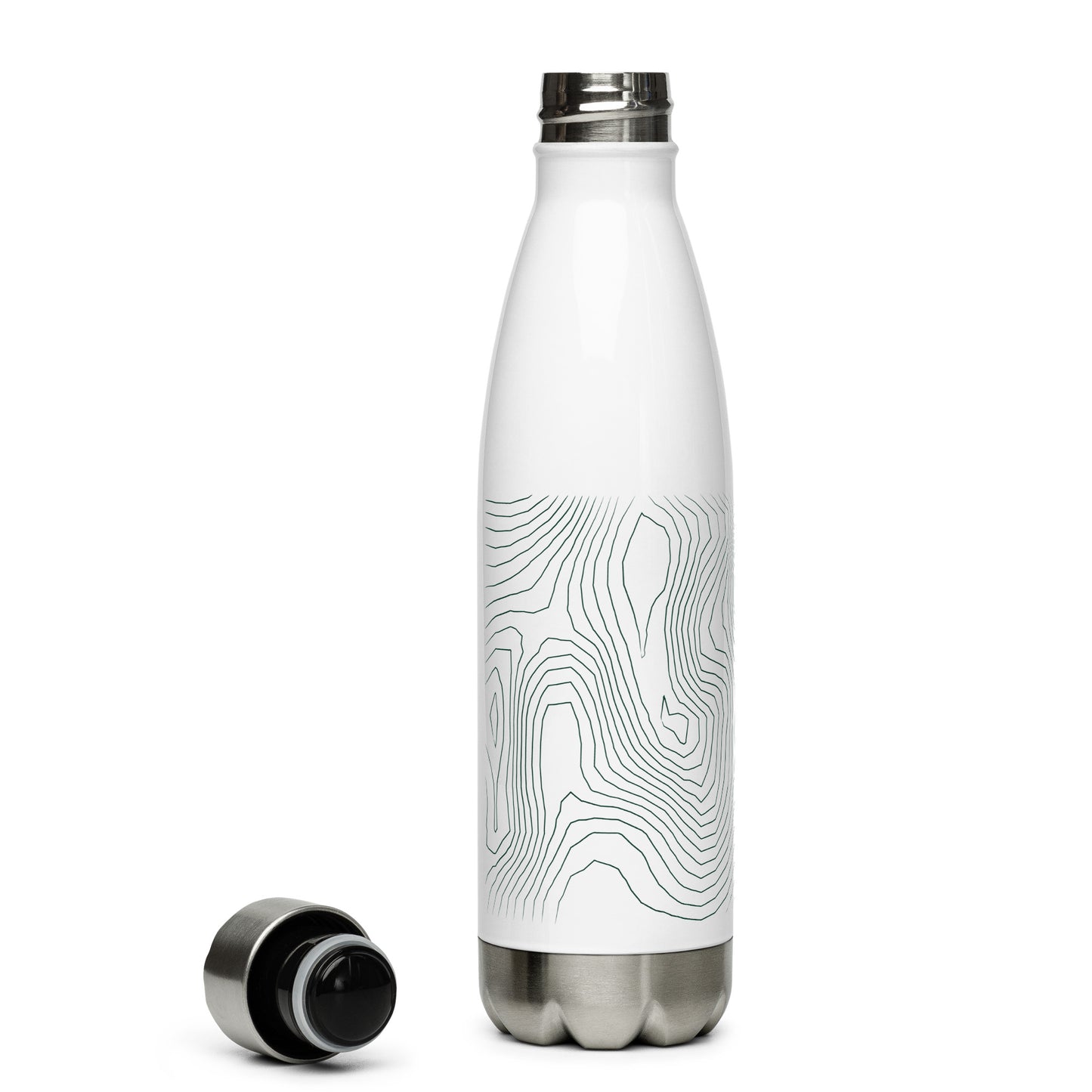 Coniston Old Man Sleek Hydration Stainless Steel Bottle - Minimalist Adventure Gear - Green