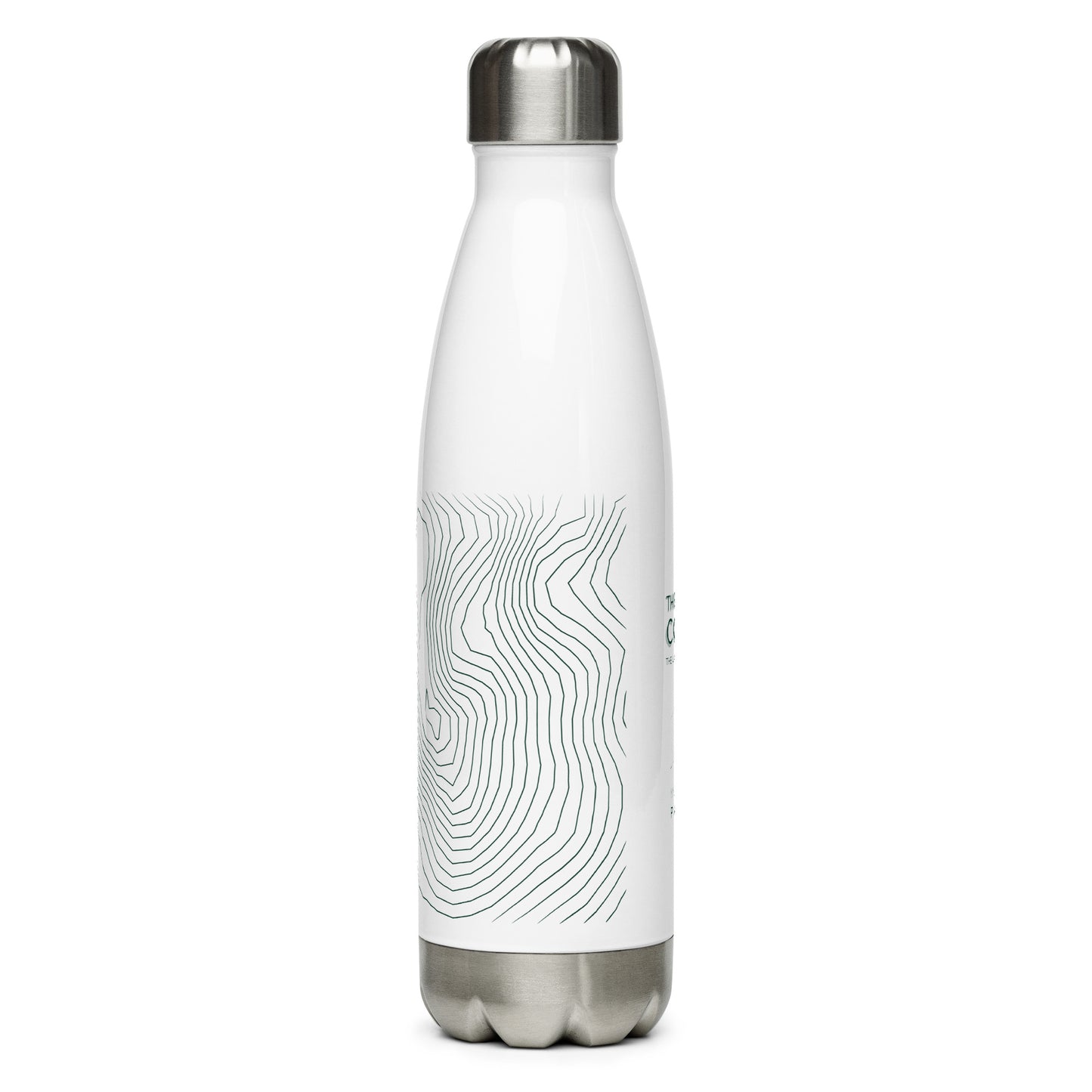 Coniston Old Man Sleek Hydration Stainless Steel Bottle - Minimalist Adventure Gear - Green