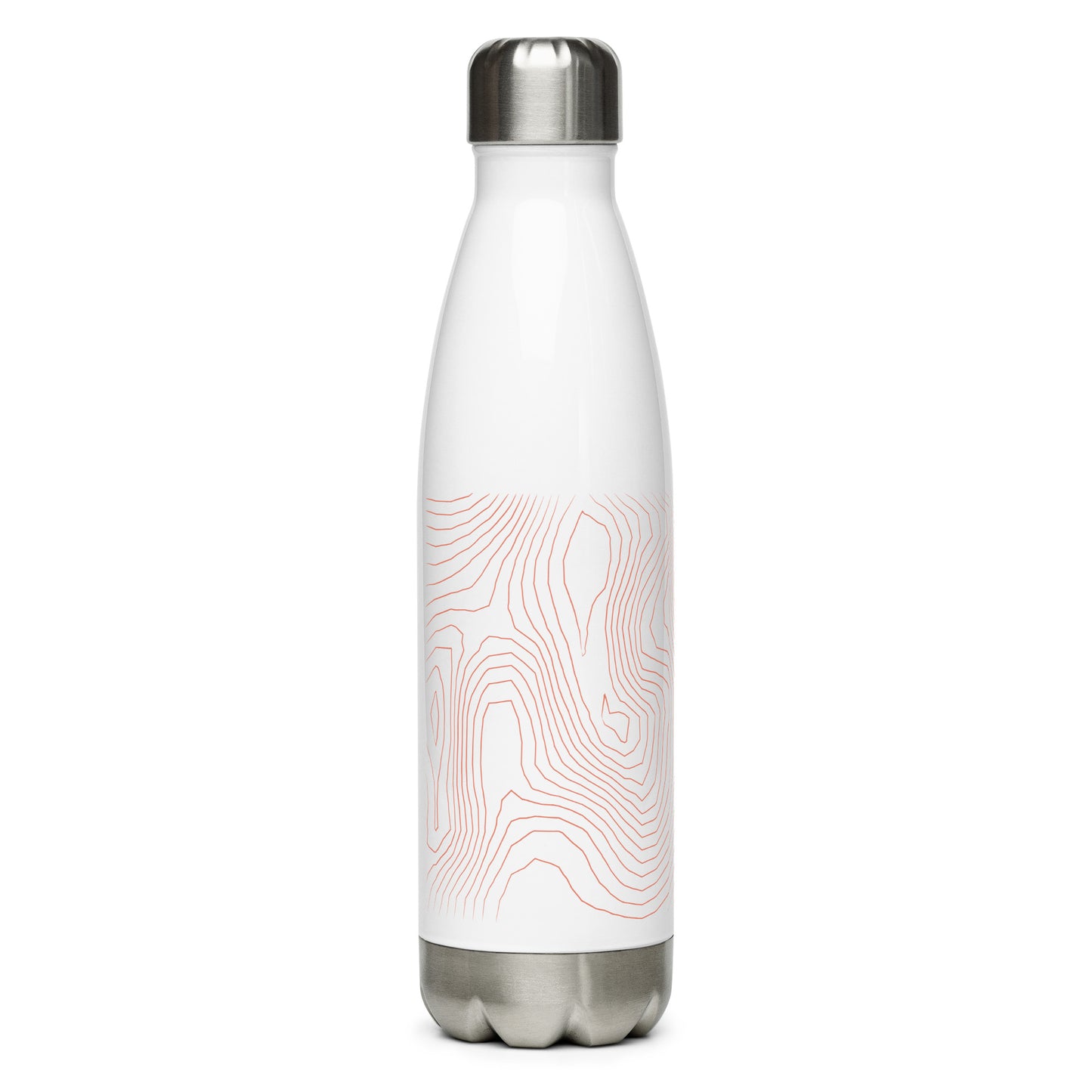 Coniston Old Man Sleek Hydration Stainless Steel Bottle - Minimalist Adventure Gear - Orange