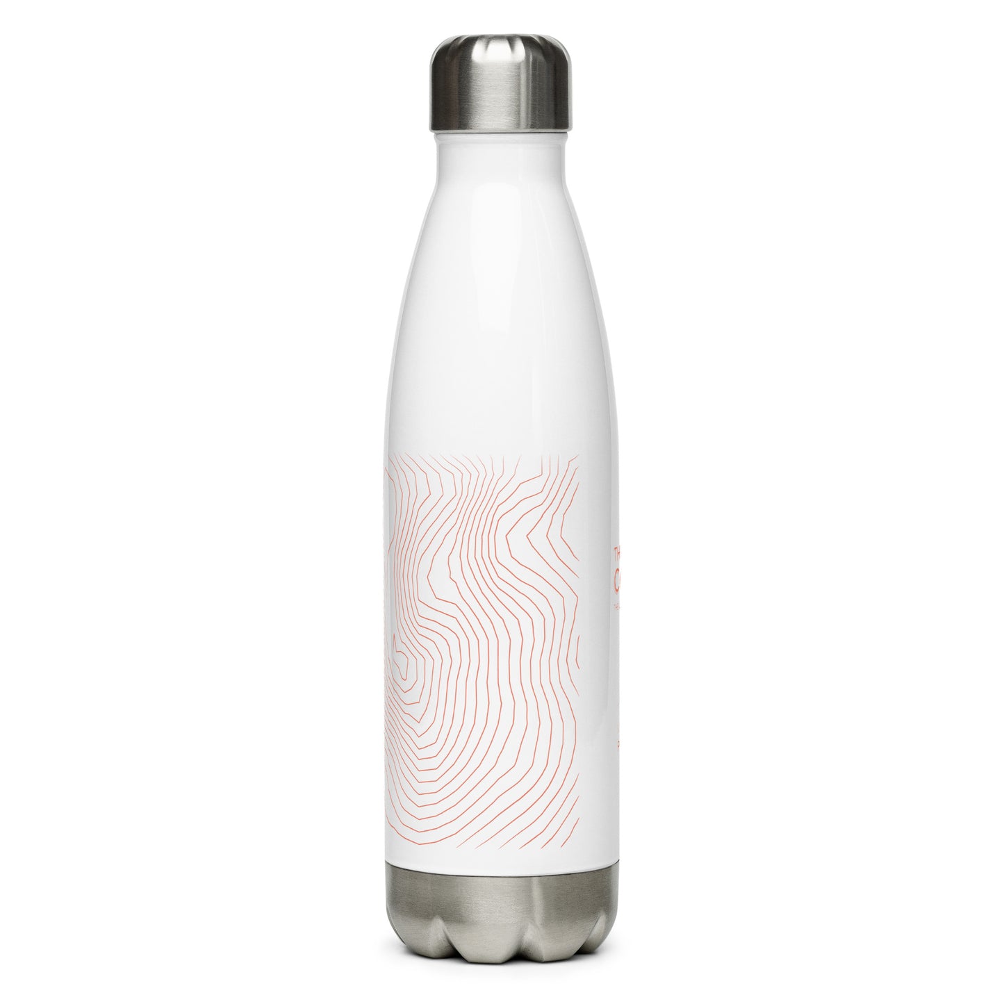 Coniston Old Man Sleek Hydration Stainless Steel Bottle - Minimalist Adventure Gear - Orange