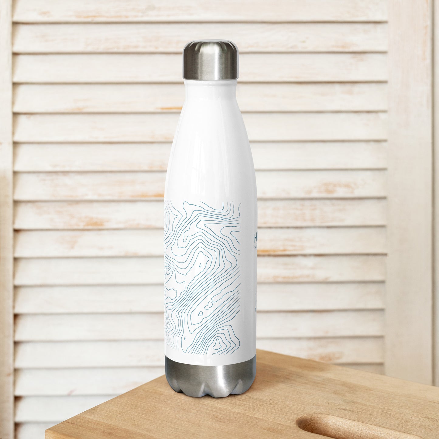 Helvellyn Sleek Hydration Stainless Steel Bottle - Minimalist Adventure Gear - Light Blue