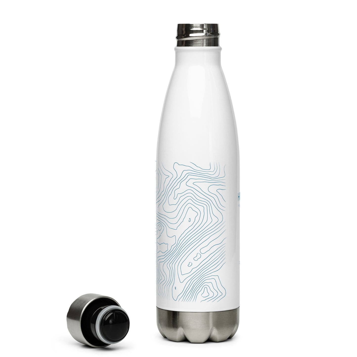 Helvellyn Sleek Hydration Stainless Steel Bottle - Minimalist Adventure Gear - Light Blue