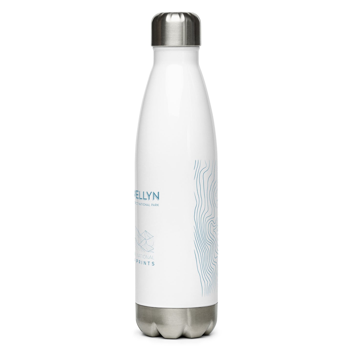 Helvellyn Sleek Hydration Stainless Steel Bottle - Minimalist Adventure Gear - Light Blue