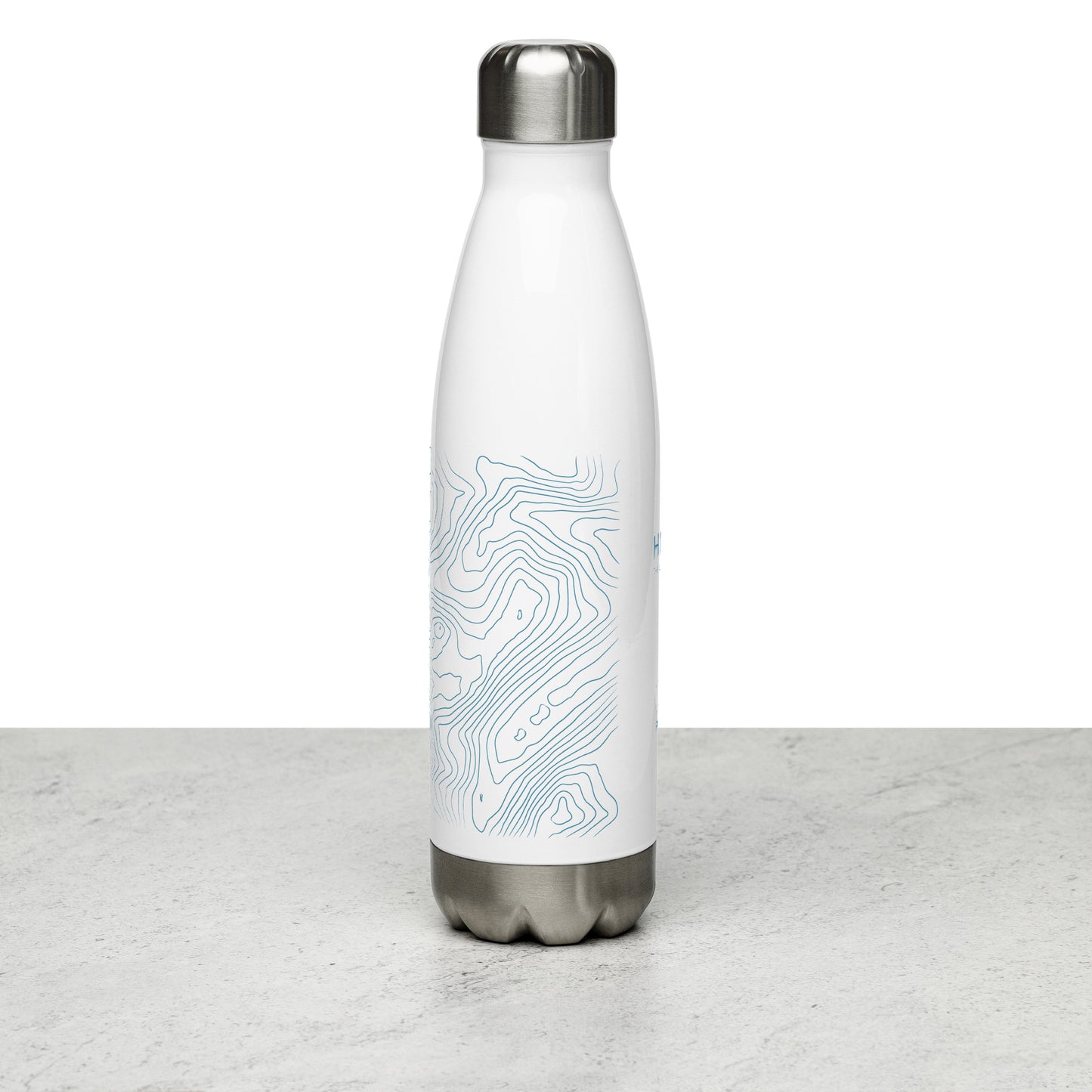 Helvellyn Sleek Hydration Stainless Steel Bottle - Minimalist Adventure Gear - Light Blue