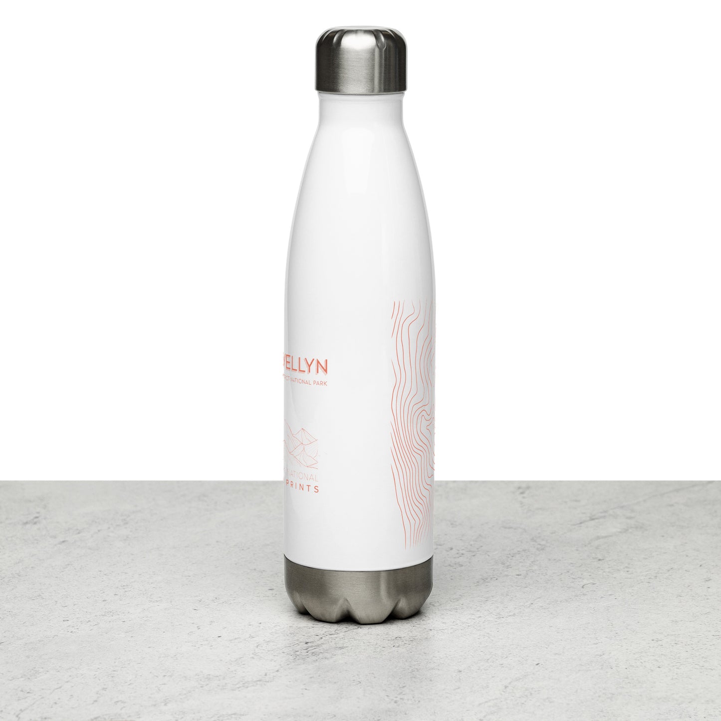 Helvellyn Sleek Hydration Stainless Steel Bottle - Minimalist Adventure Gear - Orange