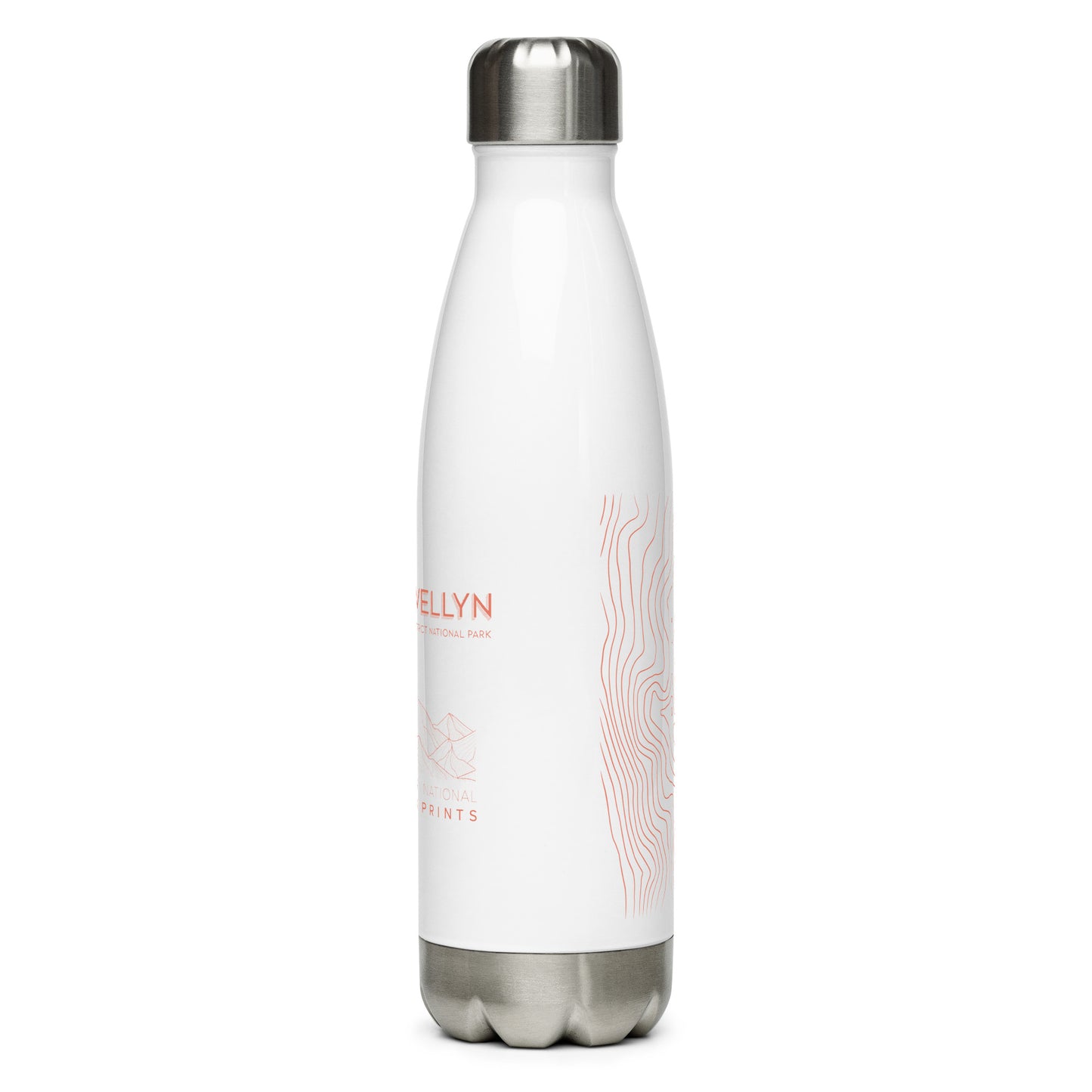 Helvellyn Sleek Hydration Stainless Steel Bottle - Minimalist Adventure Gear - Orange