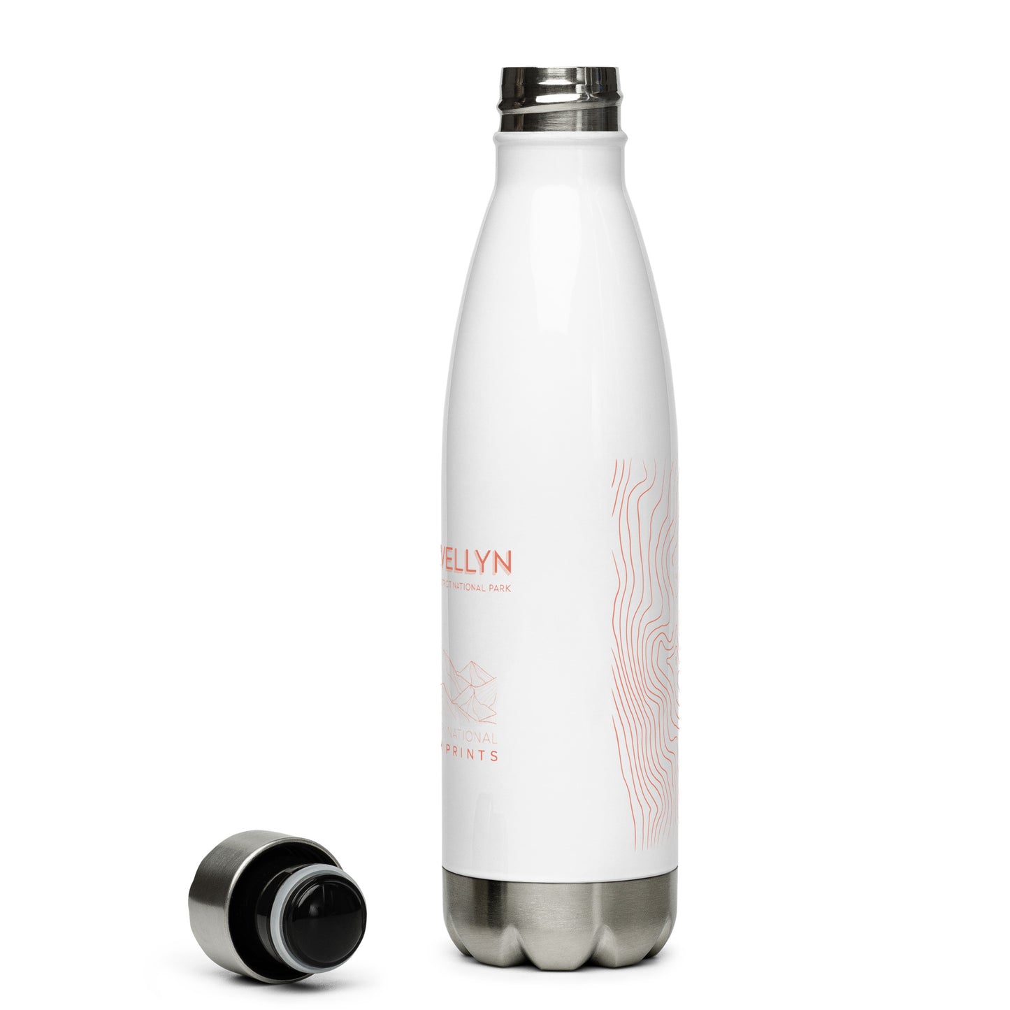 Helvellyn Sleek Hydration Stainless Steel Bottle - Minimalist Adventure Gear - Orange