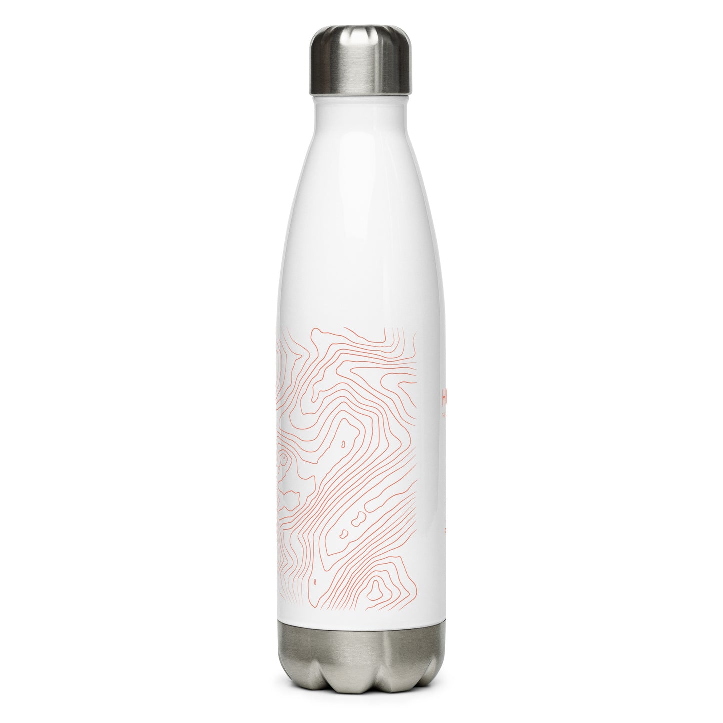 Helvellyn Sleek Hydration Stainless Steel Bottle - Minimalist Adventure Gear - Orange