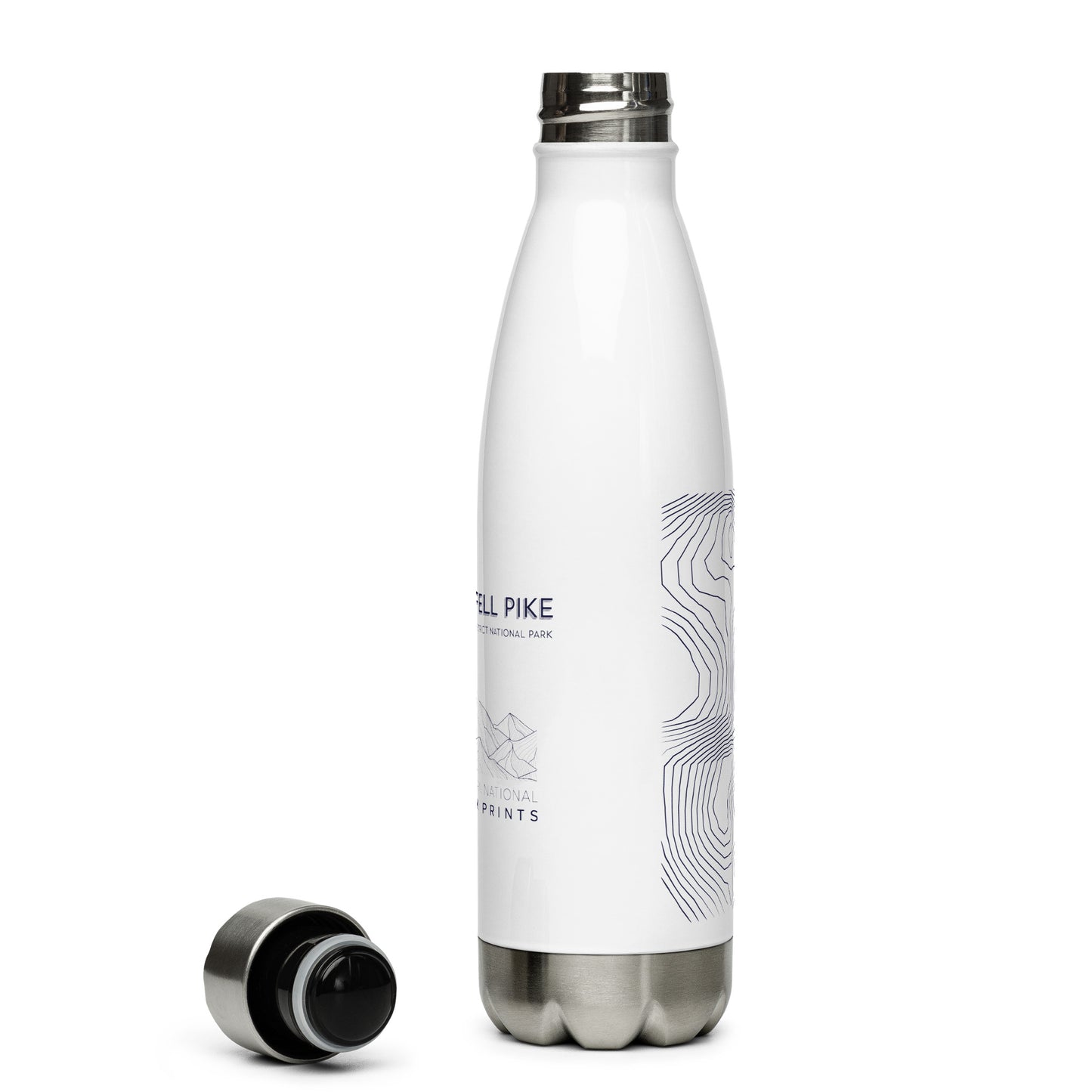 Scafell Pike Sleek Hydration Stainless Steel Bottle - Minimalist Adventure Gear - Dark Blue