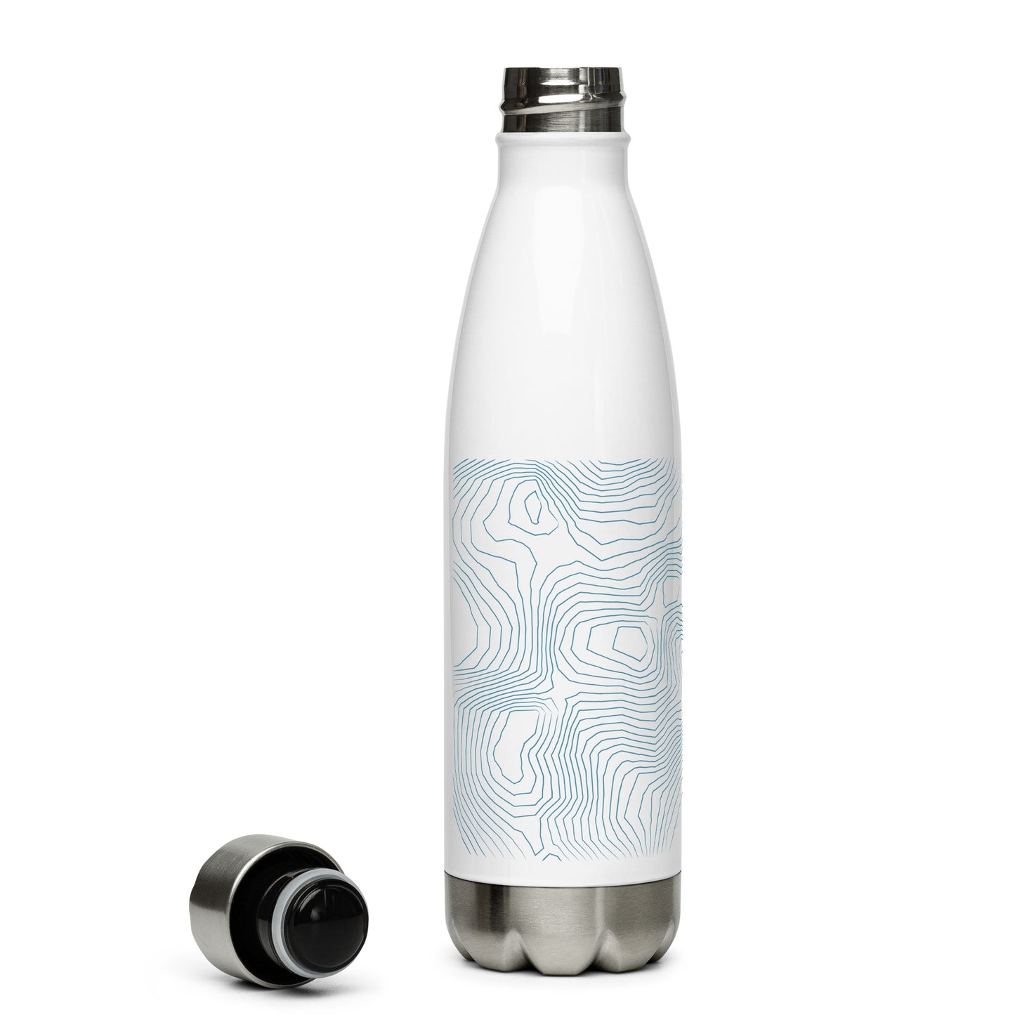 Scafell Pike Sleek Hydration Stainless Steel Bottle - Minimalist Adventure Gear - Light Blue