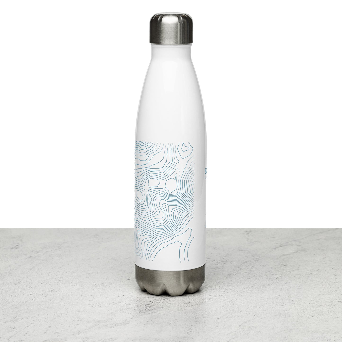 Scafell Pike Sleek Hydration Stainless Steel Bottle - Minimalist Adventure Gear - Light Blue