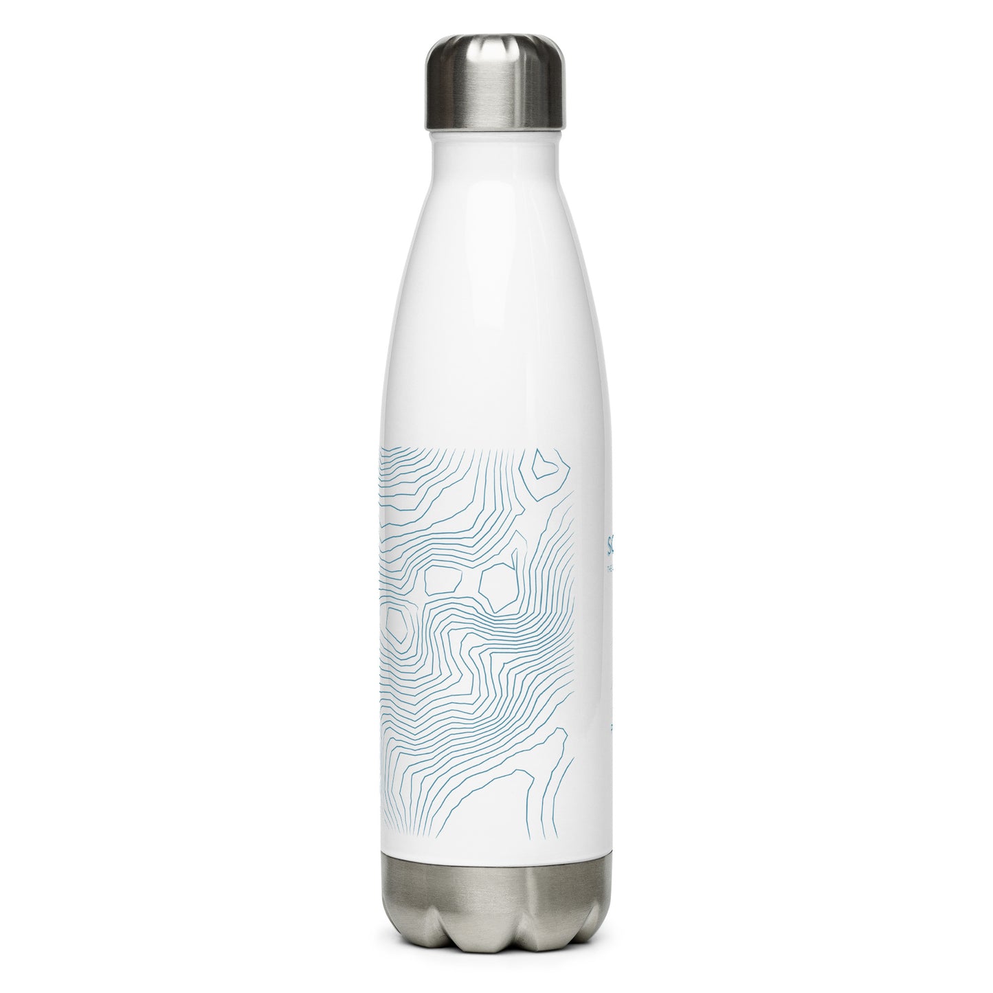 Scafell Pike Sleek Hydration Stainless Steel Bottle - Minimalist Adventure Gear - Light Blue