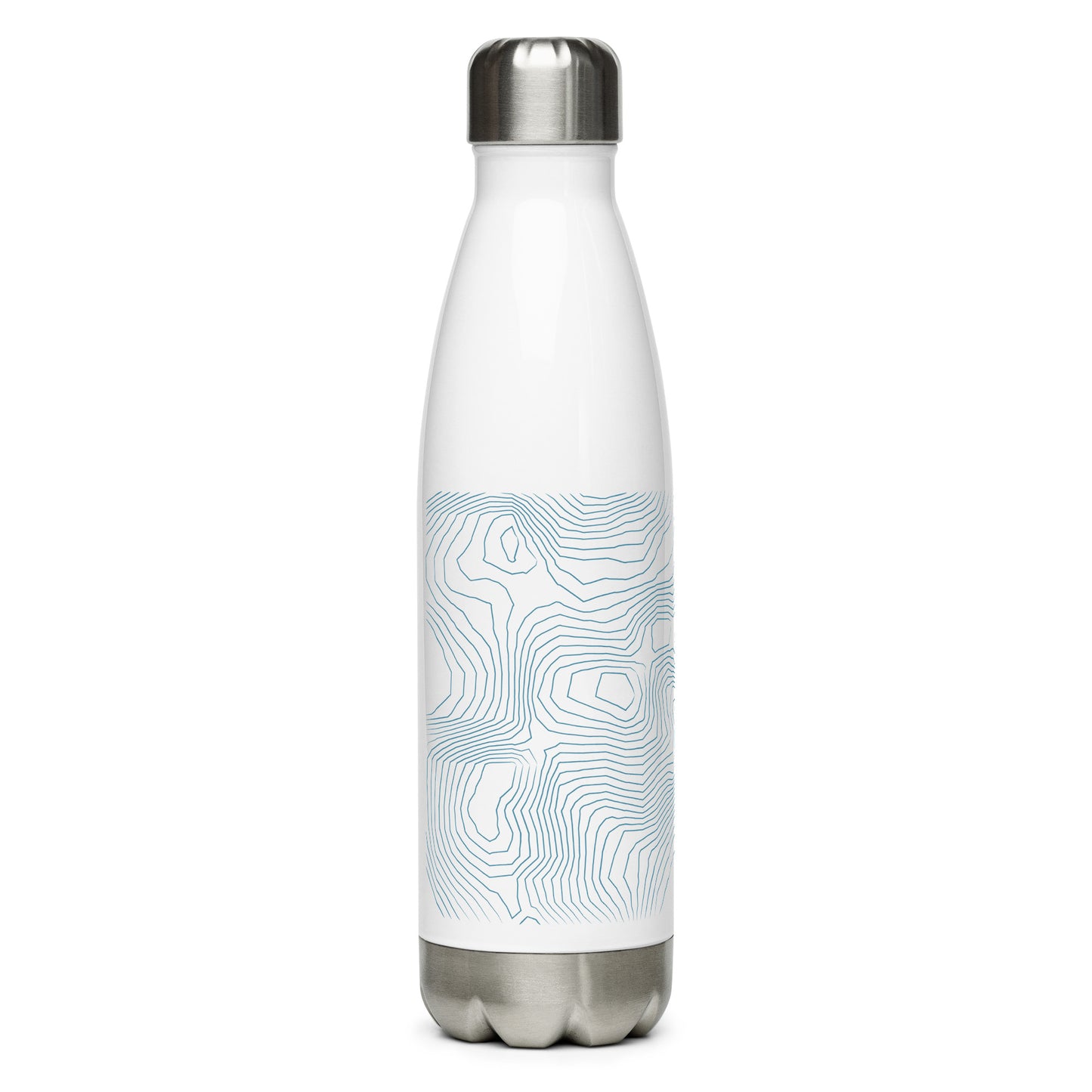 Scafell Pike Sleek Hydration Stainless Steel Bottle - Minimalist Adventure Gear - Light Blue